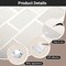 Clear Self Adhesive Rhinestone Stickers, 2790 PCS Round Gem Sticker for Crafts, Crystal Jewel Sticky Rhinestone for Scrapbooking Embellishments, DIY Crafts, Wedding, Decor, 4 Sizes(3/4/5/6mm)